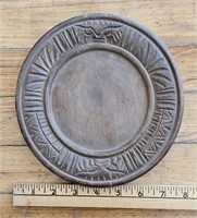 Wood Hand Carved Dish