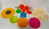 Silicone LOT - Splatter Guards - Bottle Stoppers
