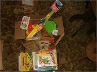 Box of Toys & Box of Children's Books