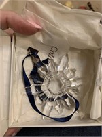 SWAROVSKI 1998 CRYSTAL SNOWFLAKE ORNAMENT