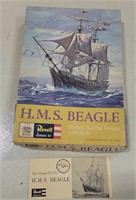 H.M.S. beagle model kit, plastic.