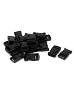 40 Pack Plastic Curve Clasp and Release Buckle