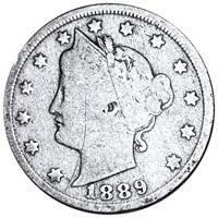 1889 Liberty Victory Nickel NICELY CIRCULATED