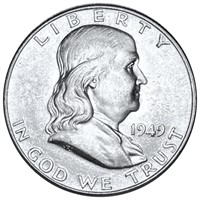 1949 Franklin Half Dollar UNCIRCULATED