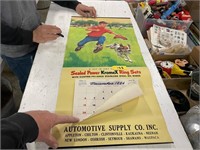 1964 Auto Supply Co Kromex Calander