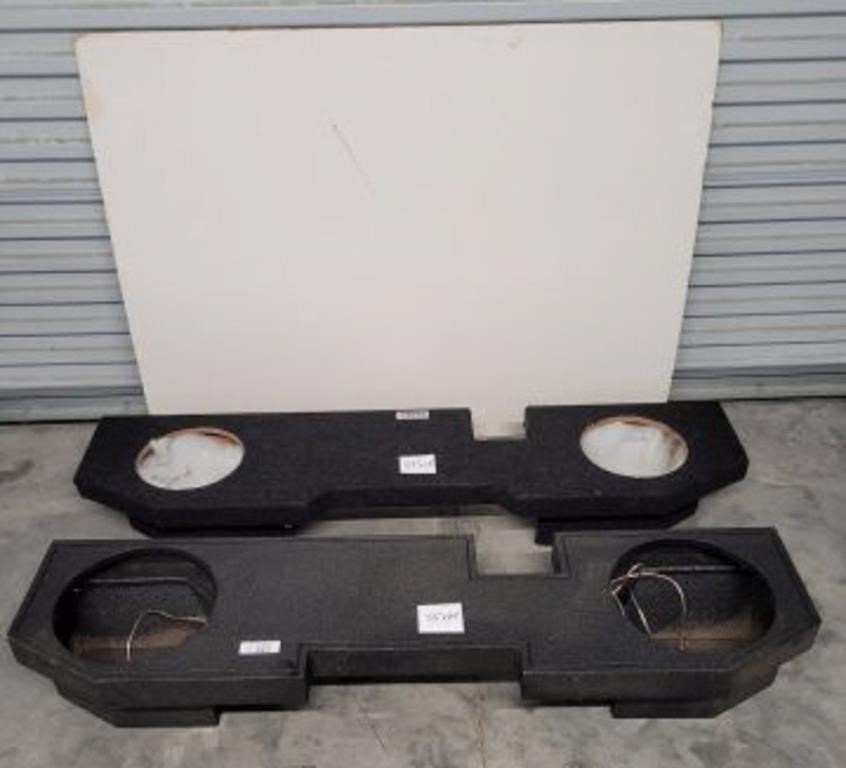 PAIR SPEAKER CABINETS FOR CAR 55 X 14