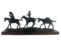 Frederic Remington "Changing Outfits" Sculpture