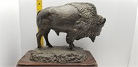 HS-TRASK&CO SHOE STORE SIGNED BISON-MOLDING C.1994