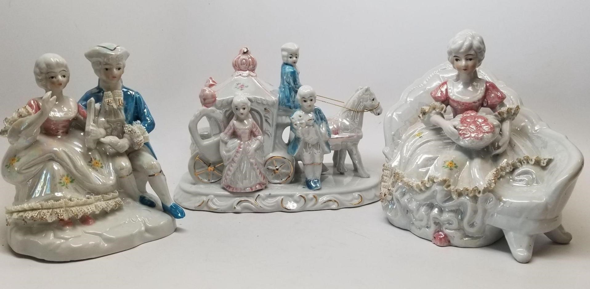 Three Porcelain Figurines