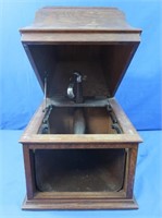 Antique Edison Phonograph Box w/Built in