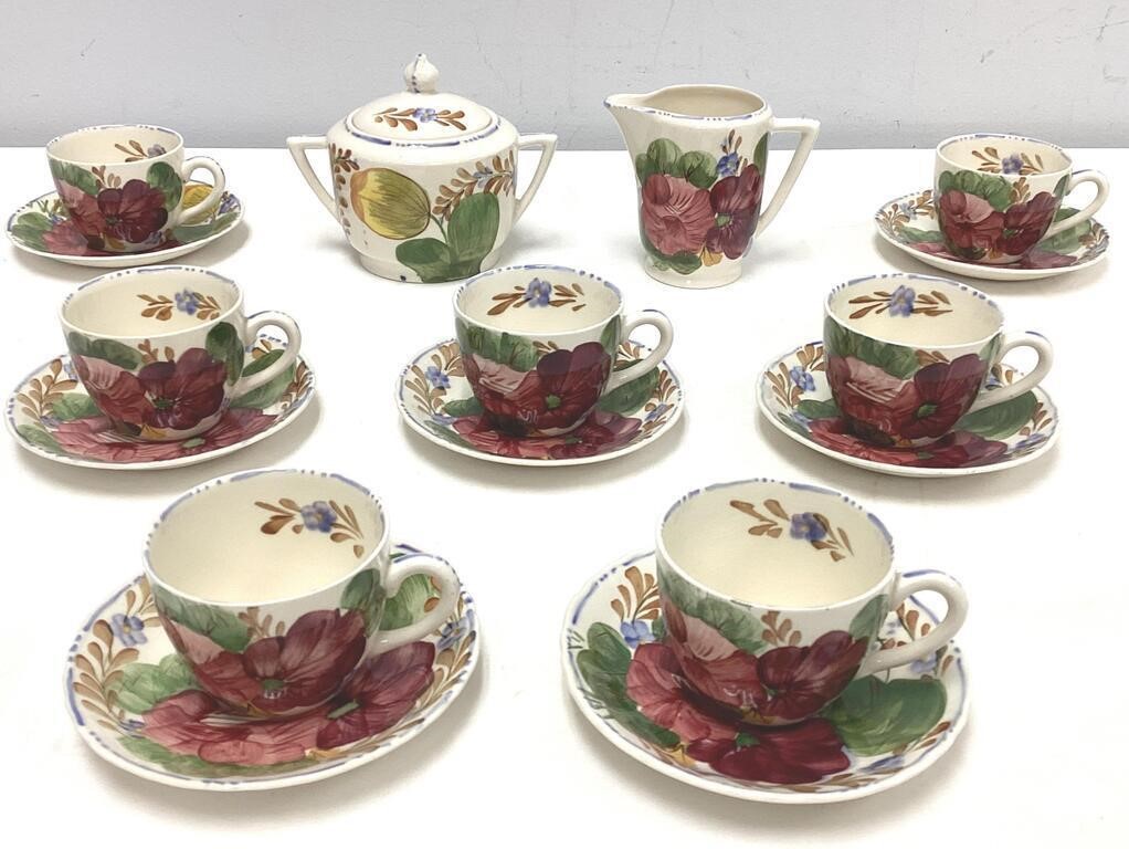 Fondeville Hand-Painted China Set