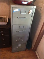 4 Drawer Filing Cabinet w/Contents