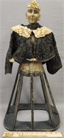 Santos Cage Wood Doll  20th Century