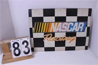 Nascar race Sign Metal 12.5" X 17.5"