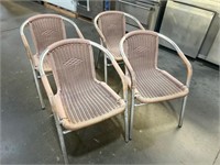 Bid X4 Patio Chairs