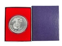 USMC 1 Oz .999 Silver Coin
