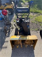 Cub Cadet two stage tracked snowblower, starts
