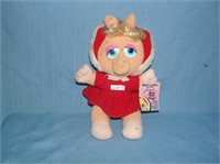 Miss Piggy plush toy with original tag