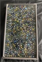 Unique Display Marbles In A see Through Frame
