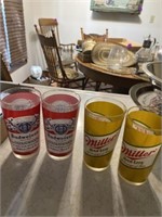 4 BEER GLASSES