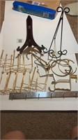 Lot of Plate Holders & other Hangers