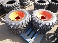 Unused 10-16.5 Skid Steer Tires&Wheels