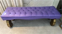 Upholstered bench- 4 feet wide x 16 inches h