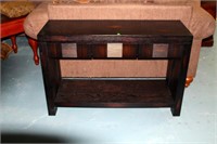 Darkwood Sofa table with (3) Drawers