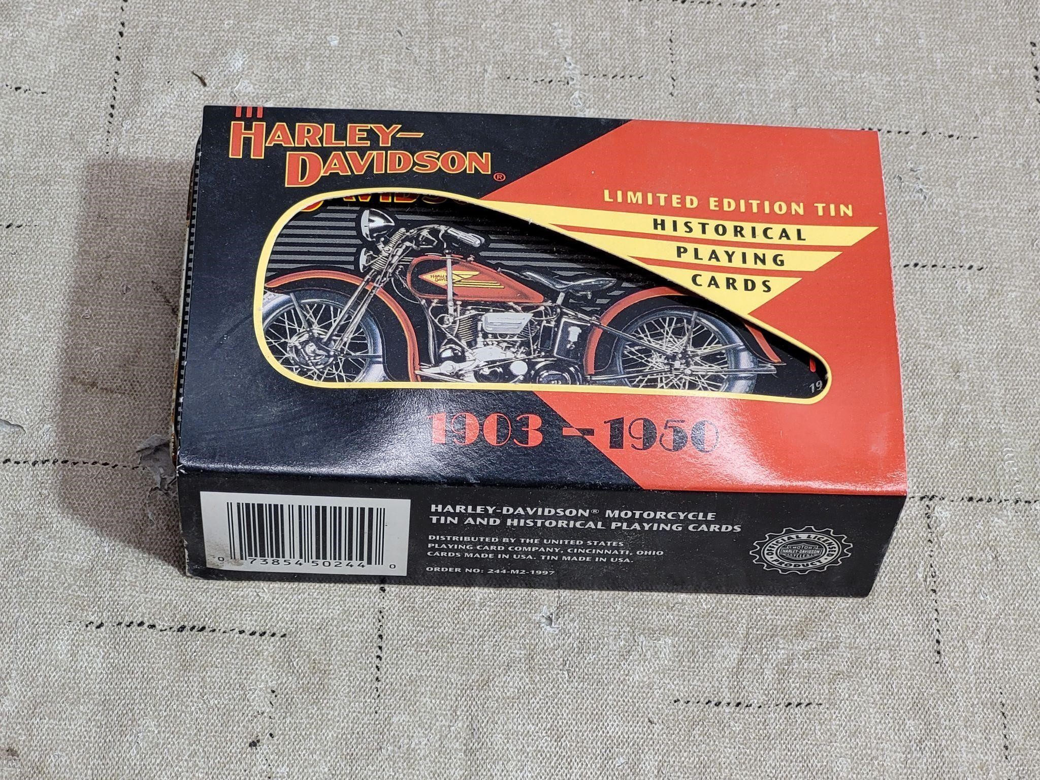 Harley Davidson Playing Cards