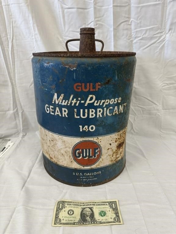 Gulf Oil Lubricant 5-Gallon Can