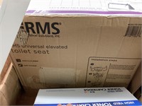 RMS universal elevated toilet seat