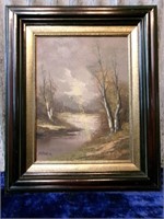 Original Oil on Canvas in Nice Frame