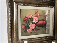 Rose print by Peggy Thatek Sibley Waow 15 3/4 x 13