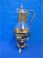 Silver Plate Coffee / Tea Carafe & Warmer