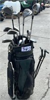 LH Golf Clubs and Bag. #C.