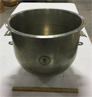Stainless commercial mixing bowl