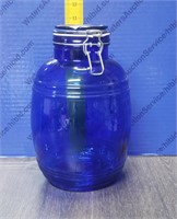 4 Quart Cobalt Blue Jar/Canister