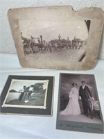 Original Antique 1800s Texas Cabinet Photographs