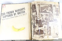 Large WWI Scrapbook, Letters, Photos, Ephemera+