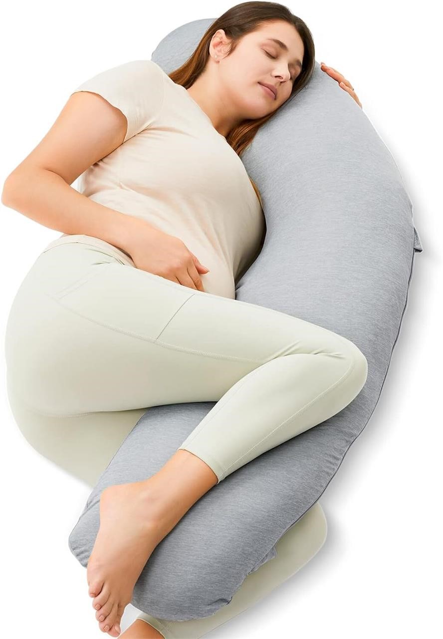Momcozy Pregnancy Pillows with Cooling Cover