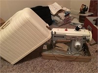 Dressmaker sewing machine with case