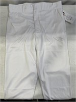 MONSPORT WHITE BASEBALL PANTS LIGHT STAINS SENIOR