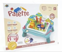 BLOCK PALETTE MAGNETIC DRAWING BOARD WITH BLOCKS