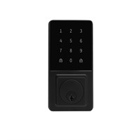 $25  Honeywell Black Electronic Deadbolt with Keyp