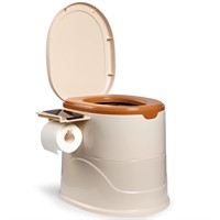 Dormot Portable Outdoor Toilet (Brown)