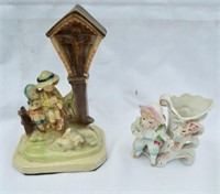 1940's -50's Japan Hummel inspired statue and