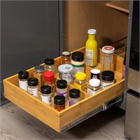 Fabsome Pull Out Cabinet Drawer Organizer,