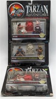 (J) Tarzan figurines, one has broken seal