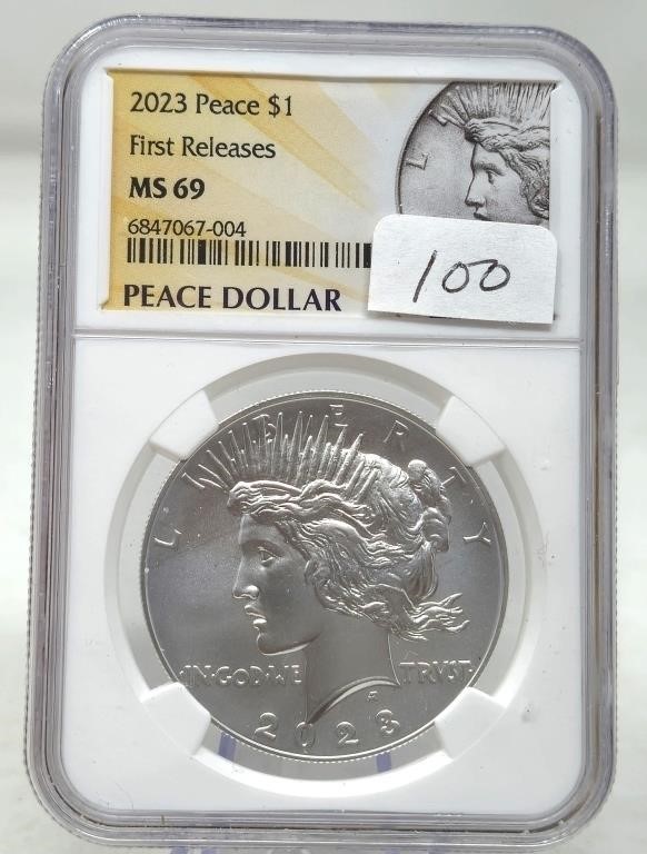 2023 Dollar NGC First Release MS 69