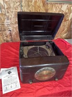 Admiral vintage record player